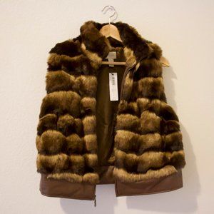 Chico's Faux fur vest